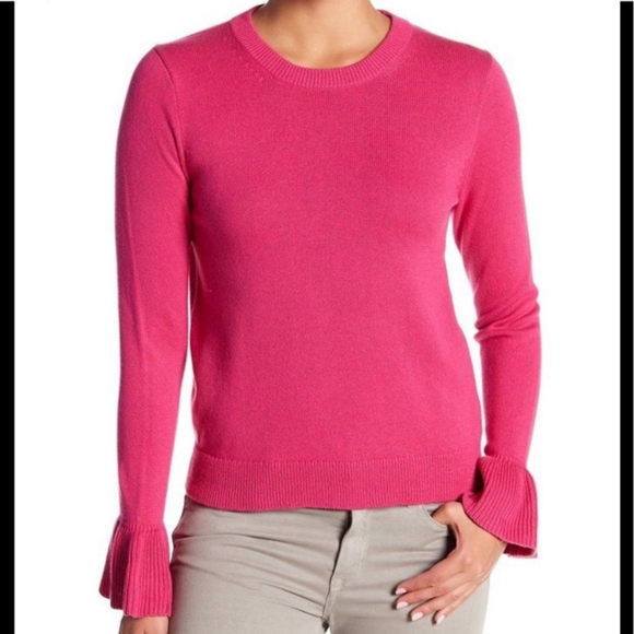 J.Crew Ruffle Cuff Sweater - Picture 1 of 3